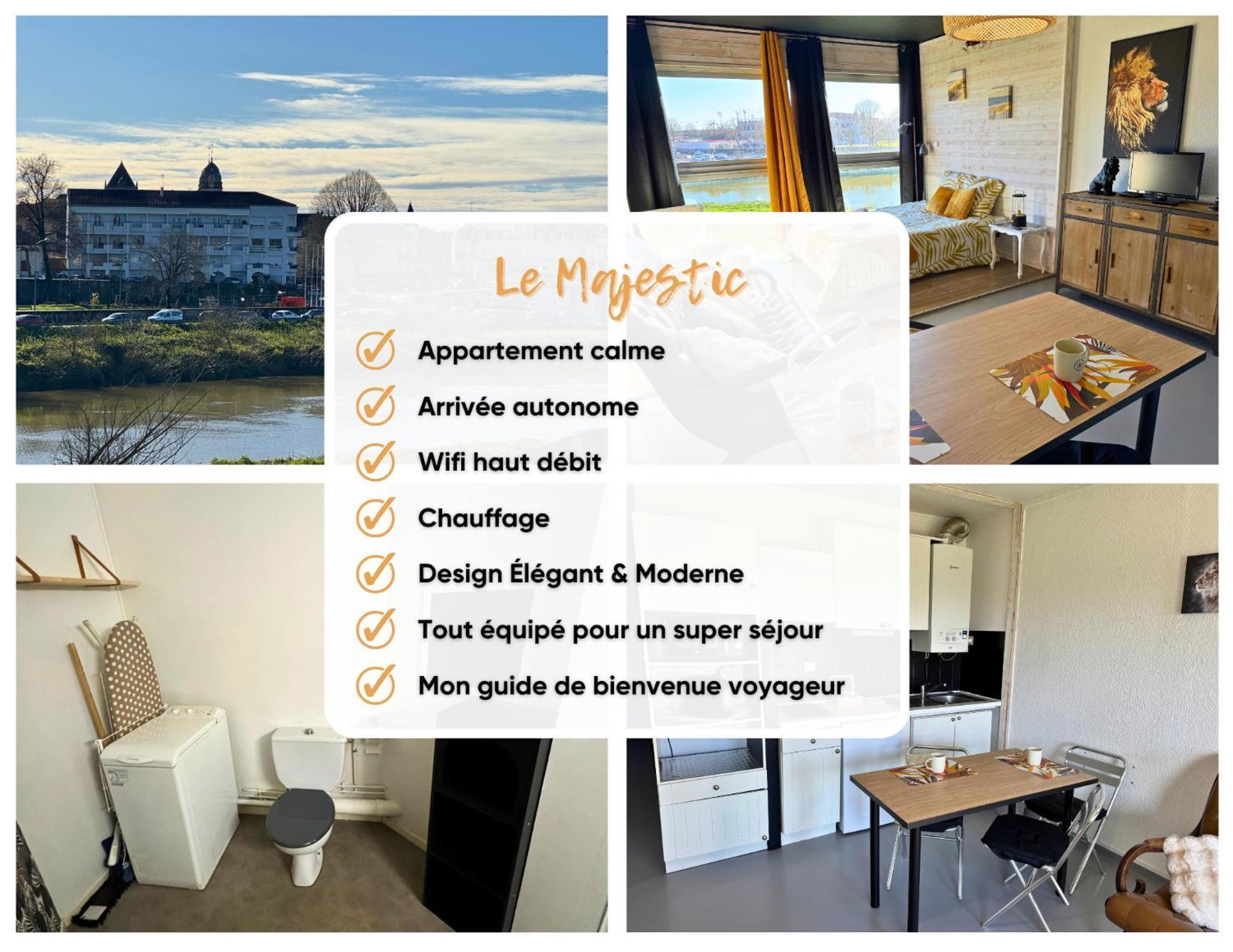 Appartamento Majestic - Wifi - Parking - Vue Dax Esterno foto
